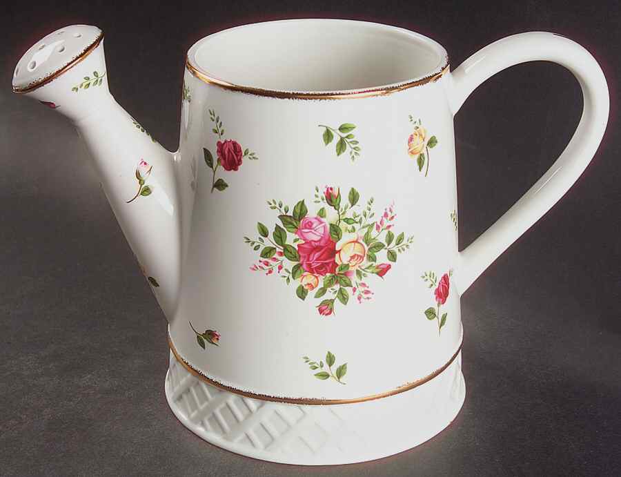 Old Country Roses Watering Can Planter by Royal Albert-1