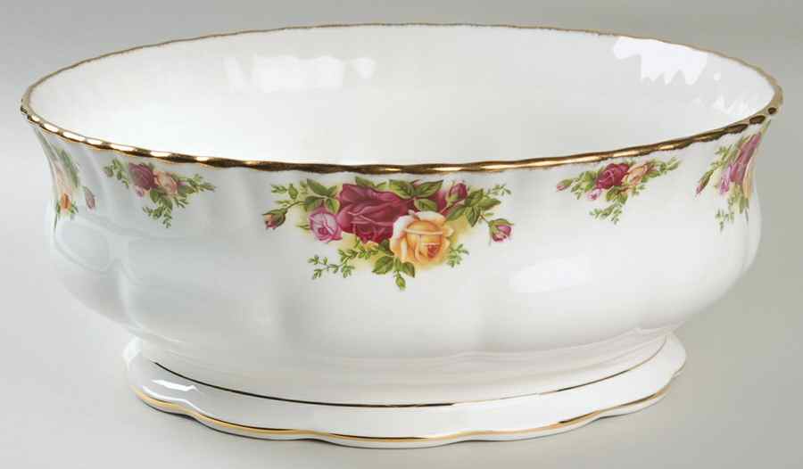 Old Country Roses 10" Large Salad Serving Bowl by Royal Albert-1