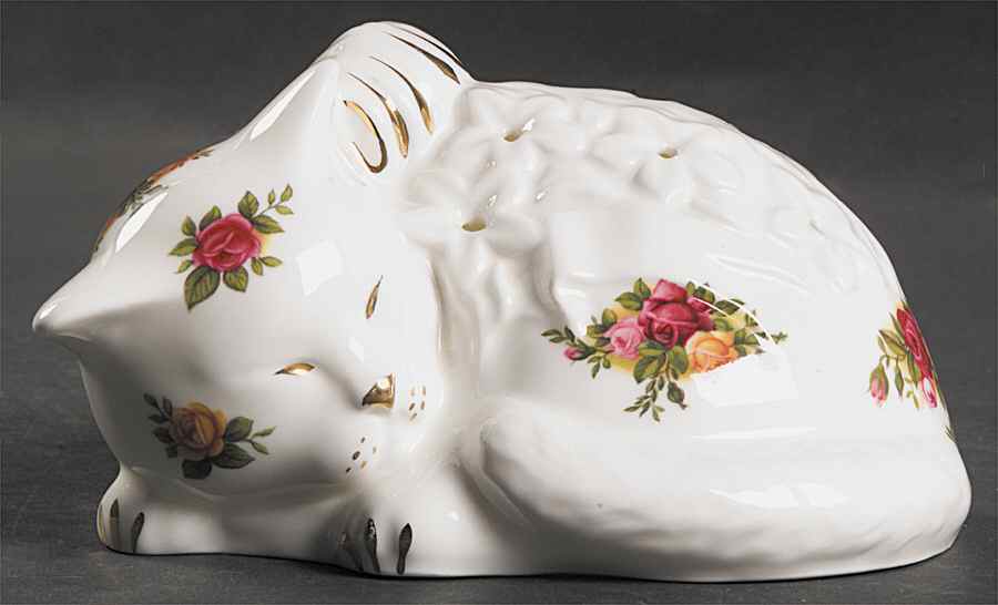 Old Country Roses Cat Pommander by Royal Albert-1