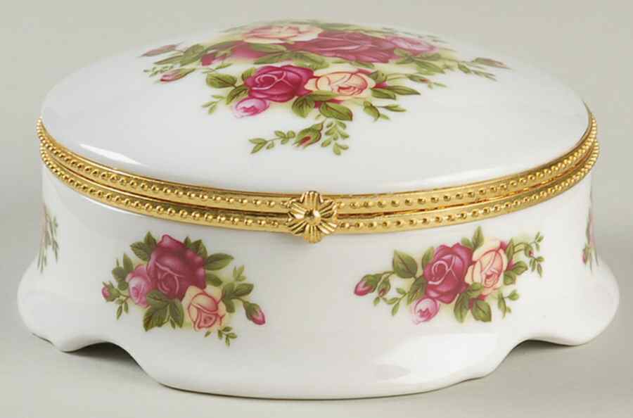 Old Country Roses Hinged Keepsake Box by Royal Albert-1