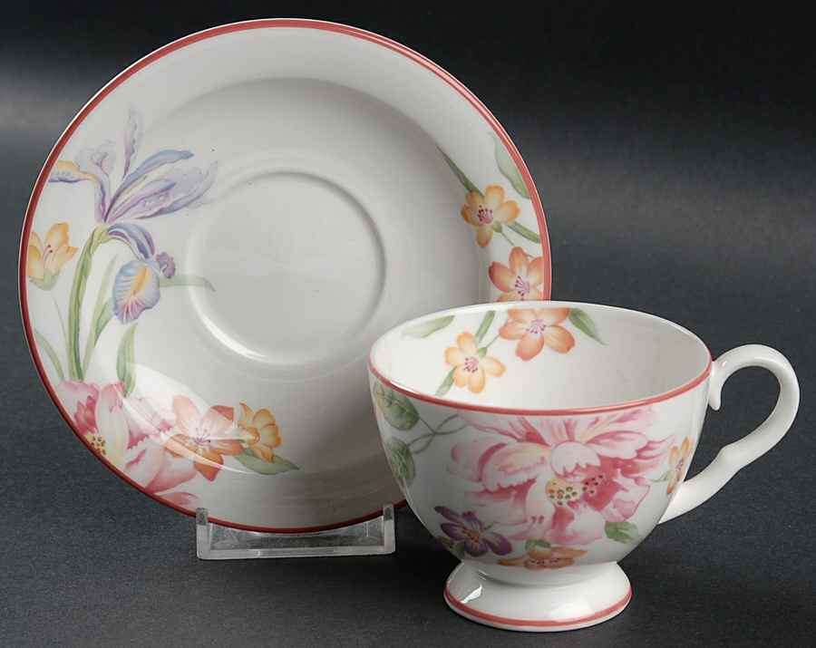 Ophelia Footed Cup & Saucer Set by Royal Albert-1
