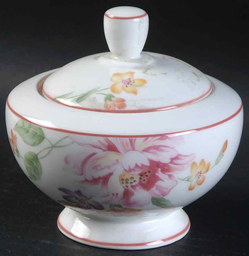 Ophelia Sugar Bowl & Lid by Royal Albert-1