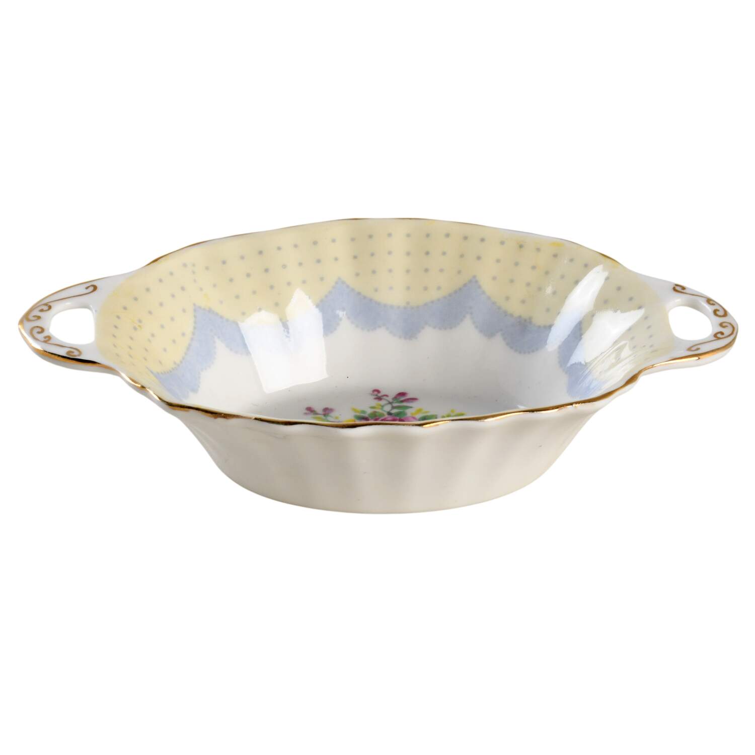 Prudence Blue Oval Sweet Meat Dish by Royal Albert-1