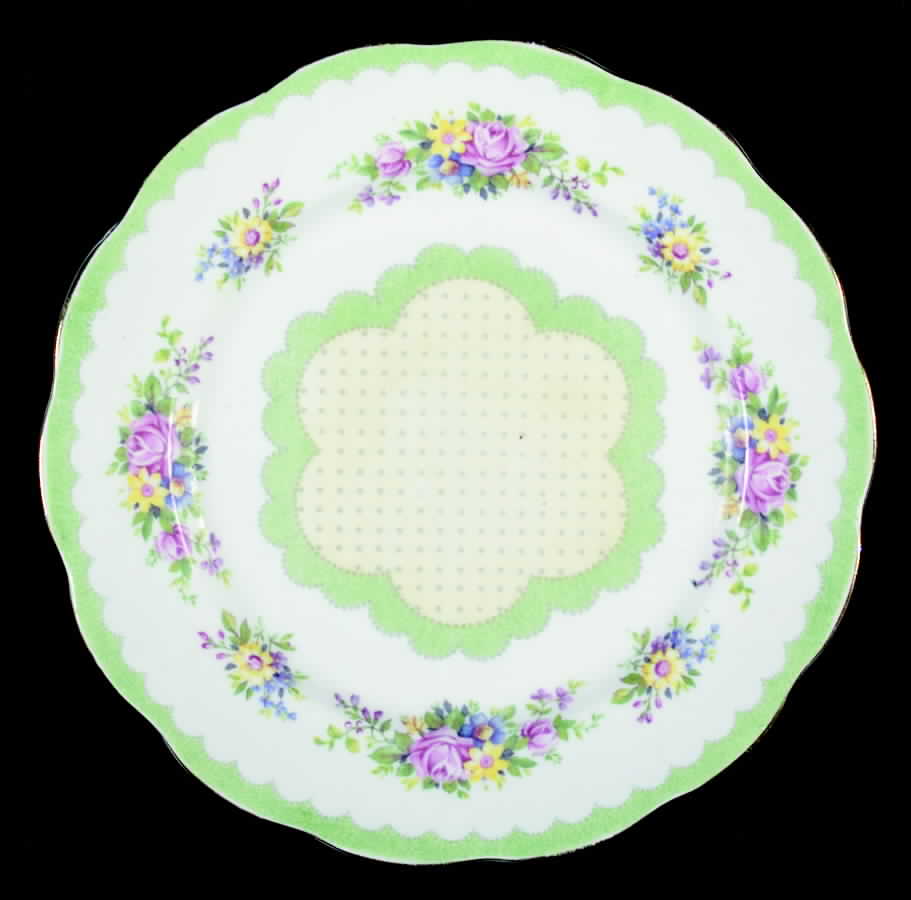 Prudence Green Salad Plate by Royal Albert-1