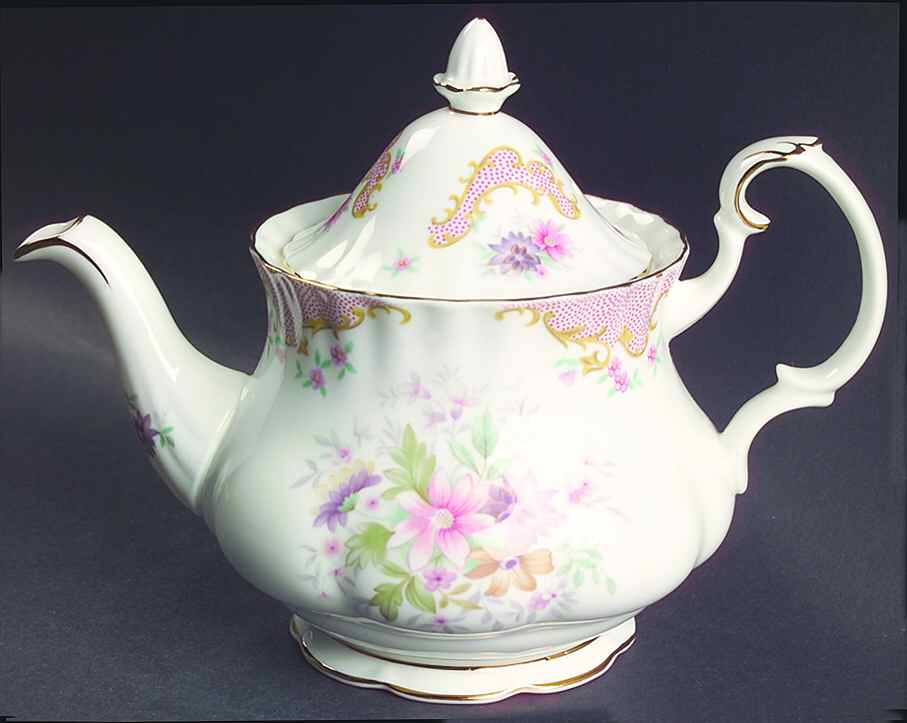 Serenity Mini Teapot & Lid by Royal Albert-1