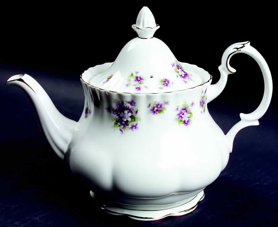 Sweet Violets Teapot & Lid by Royal Albert-1