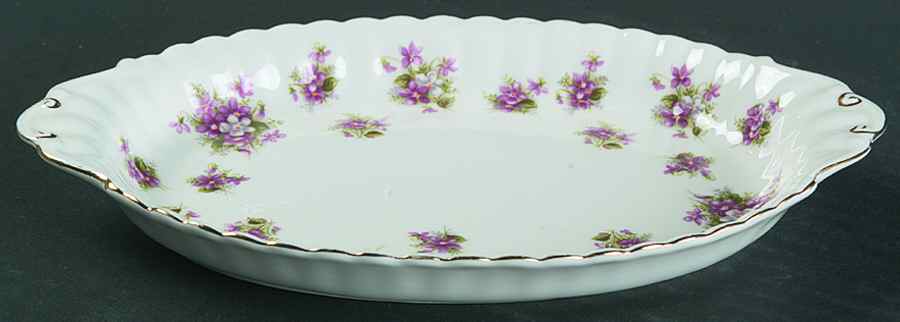 Sweet Violets Tray for Mini Creamer & Open Sugar by Royal Albert-1
