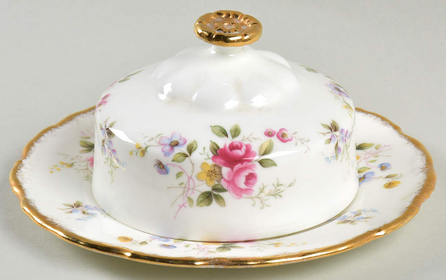 Tenderness Round Covered Butter by Royal Albert-1