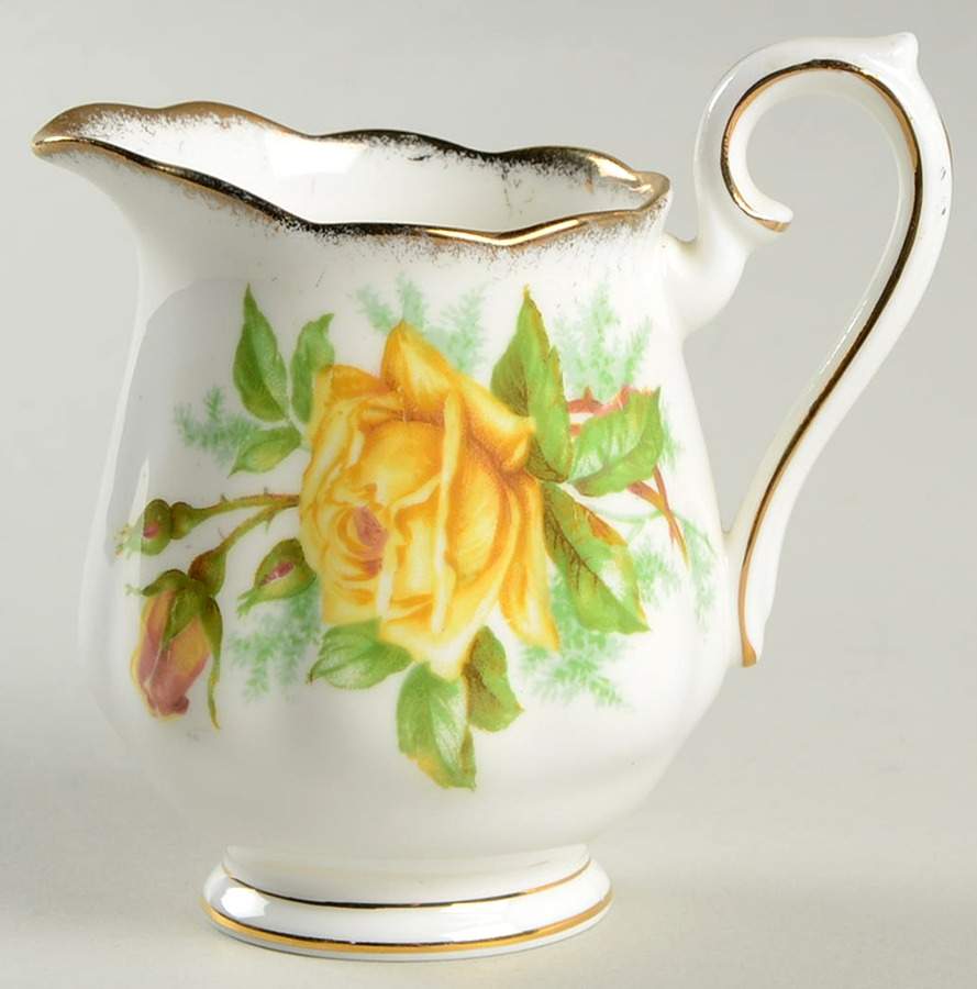 Tea Rose Yellow Creamer by Royal Albert-1