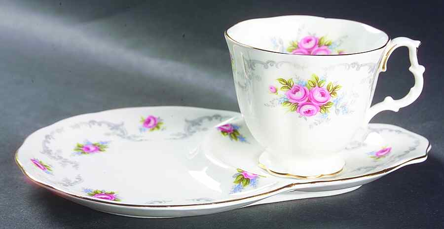 Tranquillity Dessert Plate & Cup Set by Royal Albert-1