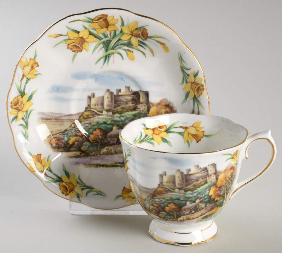 Traditional British Songs Footed Cup & Saucer Set by Royal Albert-1