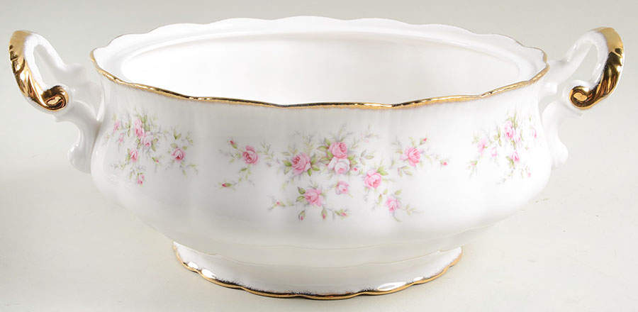 Victoriana Rose (Elizabeth Shape) Tureen No Lid by Royal Albert-1