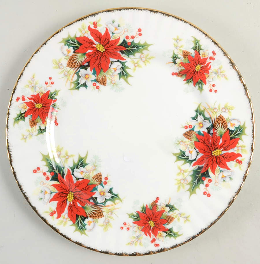 Yuletide (Fluted and Ribbed) Dinner Plate by Royal Albert-1