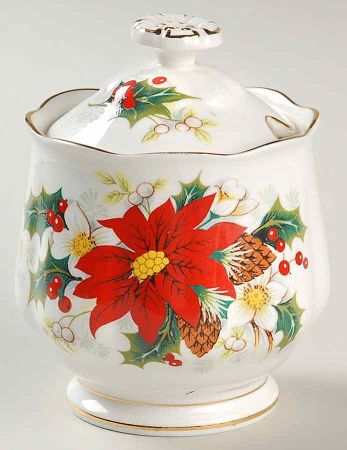 Yuletide (Fluted and Ribbed) Marmalade & Lid by Royal Albert-1