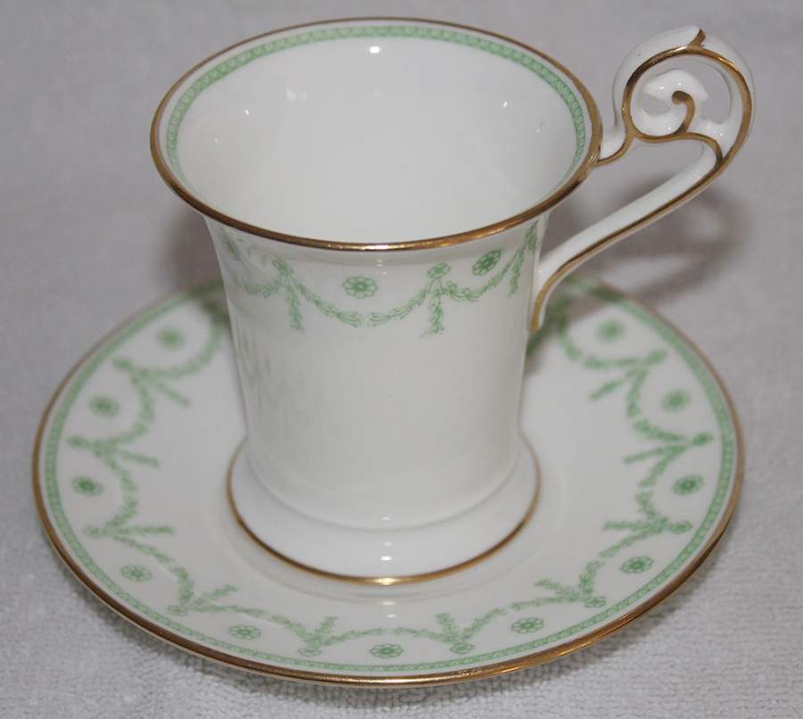H7820 Flat Demitasse Cup & Saucer Set by Royal Cauldon-1