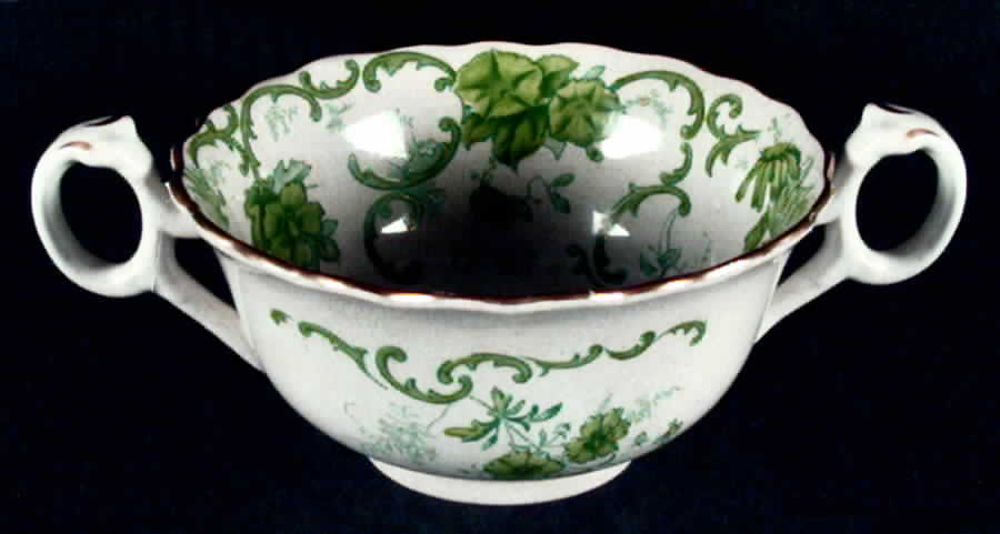 H8664 Flat Cream Soup Bowl by Royal Cauldon-1
