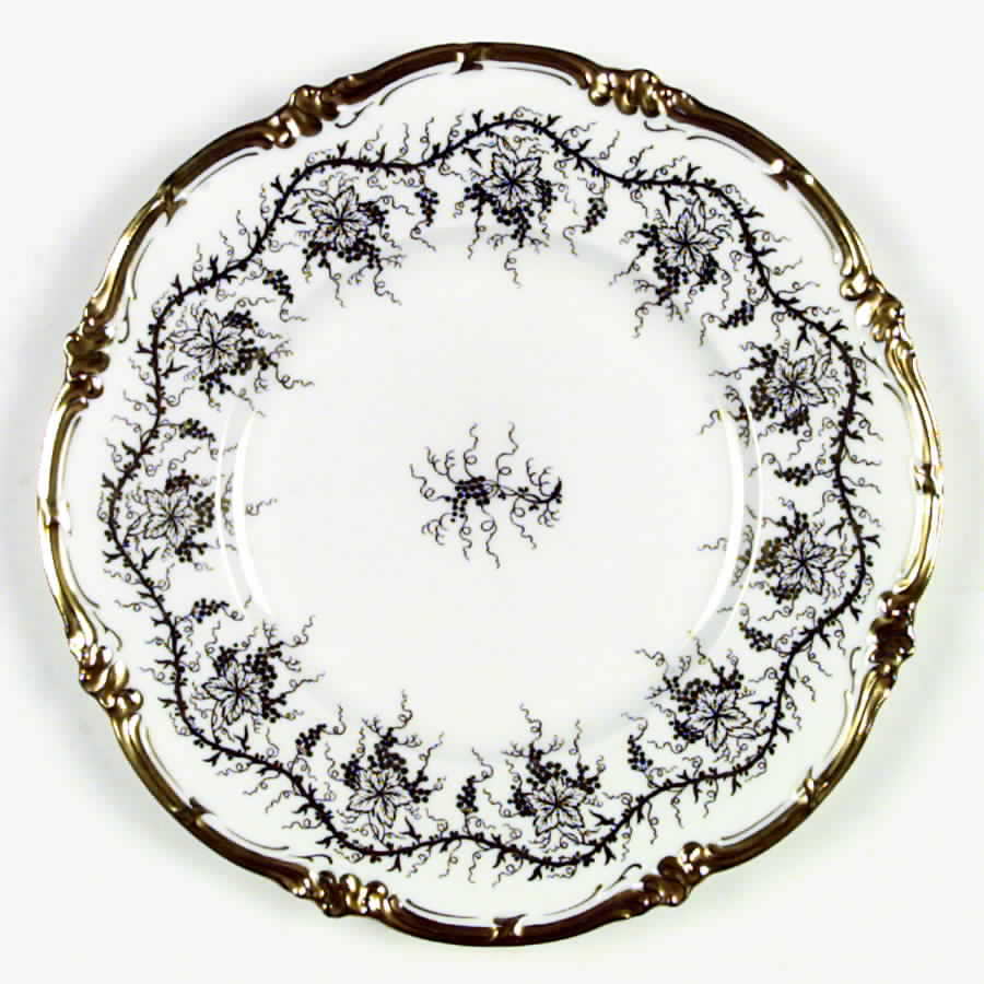 King's Plate White Dinner Plate by Royal Cauldon-1