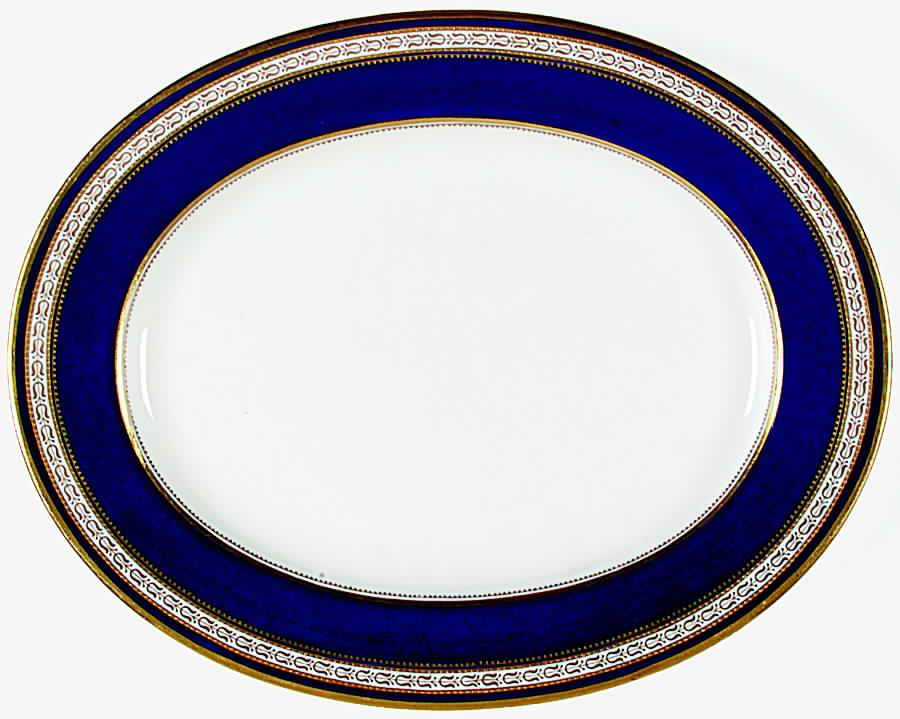 V8947 12" Oval Serving Platter by Royal Cauldon-1