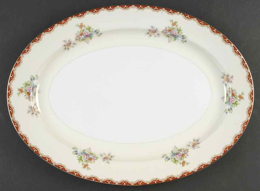 Adrian 16" Oval Serving Platter by Royal Embassy-1