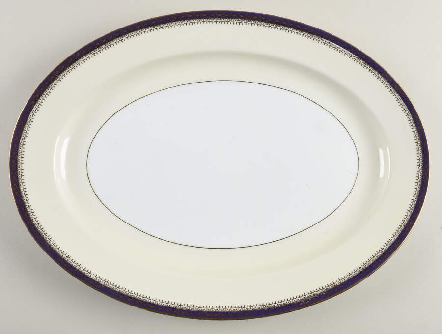 Boise 16" Oval Serving Platter by Royal Embassy-1