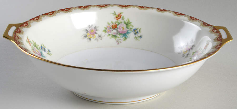 Rutland (Smooth Verge, Japan) 9" Round Vegetable Bowl by Royal Embassy-1