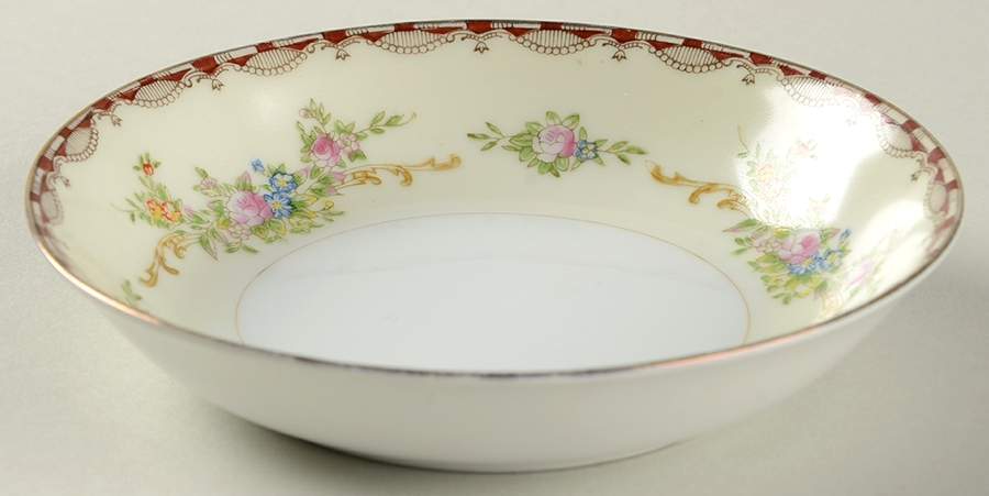 Saratoga (Multicolor Flowers) Fruit/Dessert (Sauce) Bowl by Royal Embassy-1