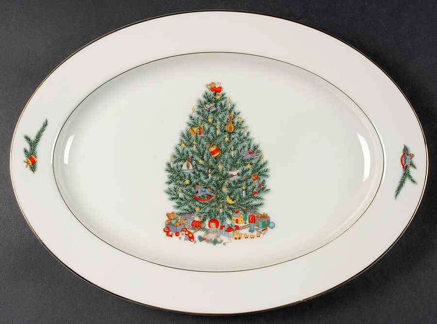 6377 14" Oval Serving Platter by Royal Gallery-1