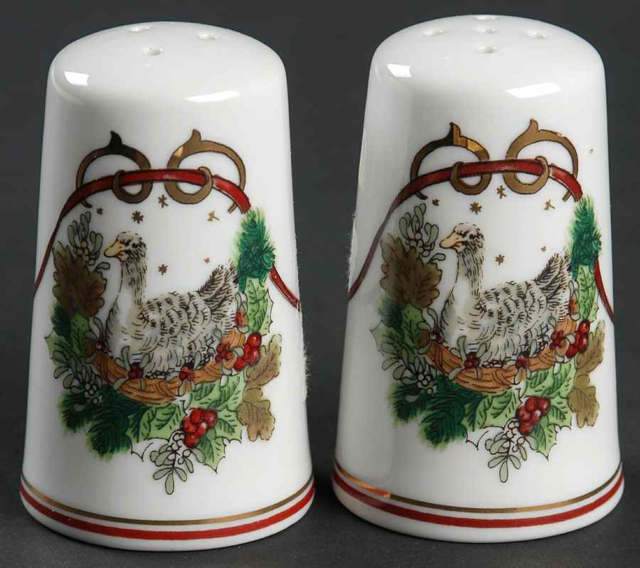 All The Days of Christmas Salt & Pepper Set by Royal Gallery-1
