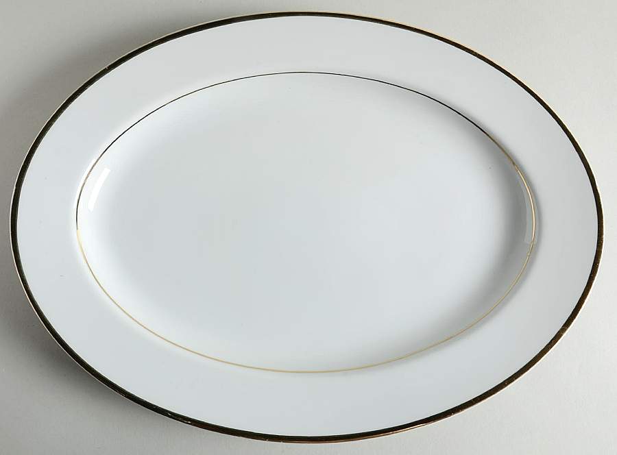Jessica 14" Oval Serving Platter by Royal Gallery-1