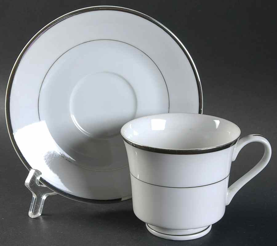 Jill Footed Cup & Saucer Set by Royal Gallery-1