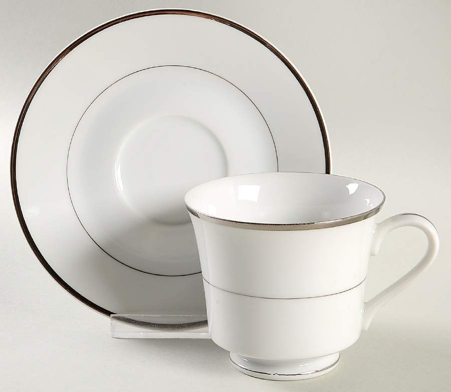 Jill Flat Cup & Saucer Set by Royal Gallery-1