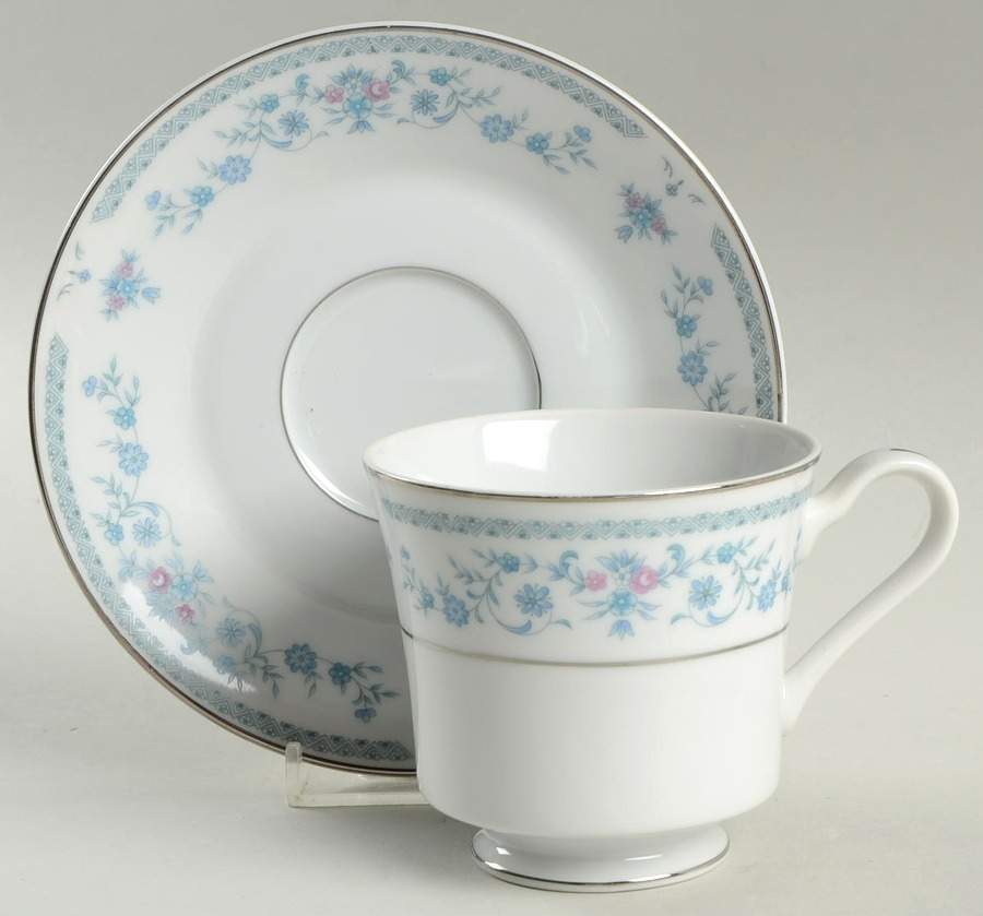 Patricia Footed Cup & Saucer Set by Royal Gallery-1