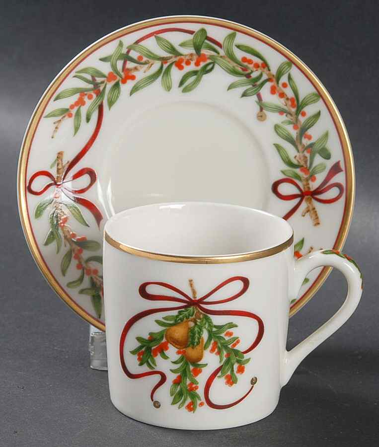 Queensberry Flat Demitasse Cup & Saucer Set by Royal Gallery-1