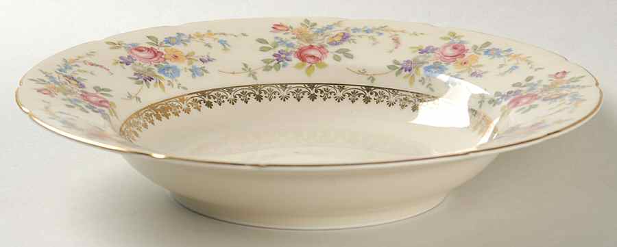 Claridge Rim Soup Bowl by Royal Ivory (Czech, Germany)-1
