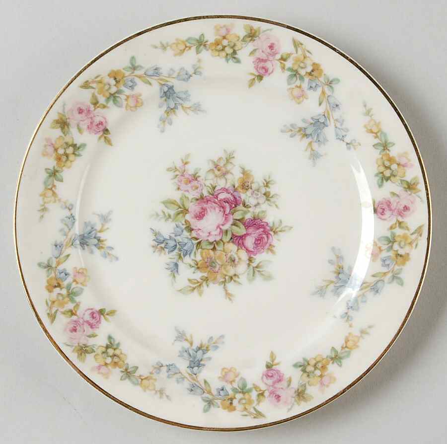 Riviera Bread & Butter Plate by Royal Ivory (Czech, Germany)-1