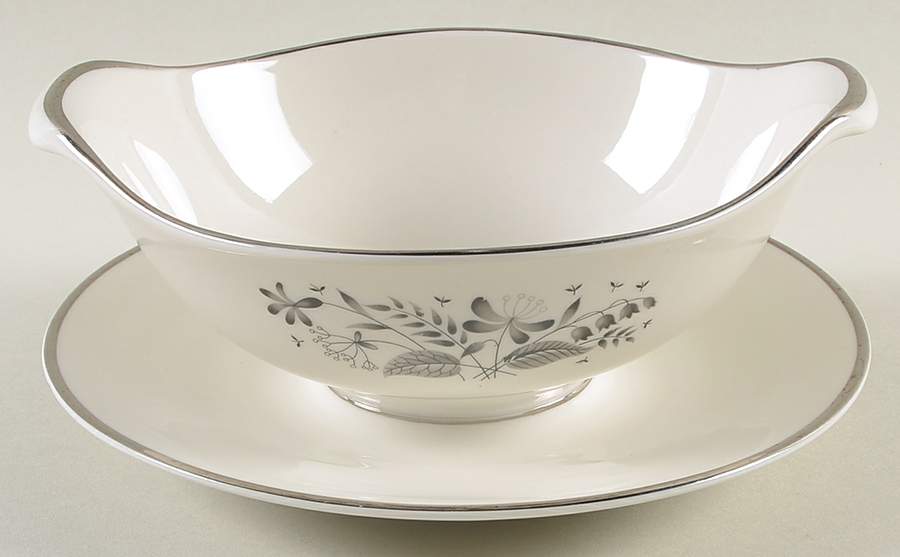 Allegro Gravy Boat with Attached Underplate by Royal Jackson-1