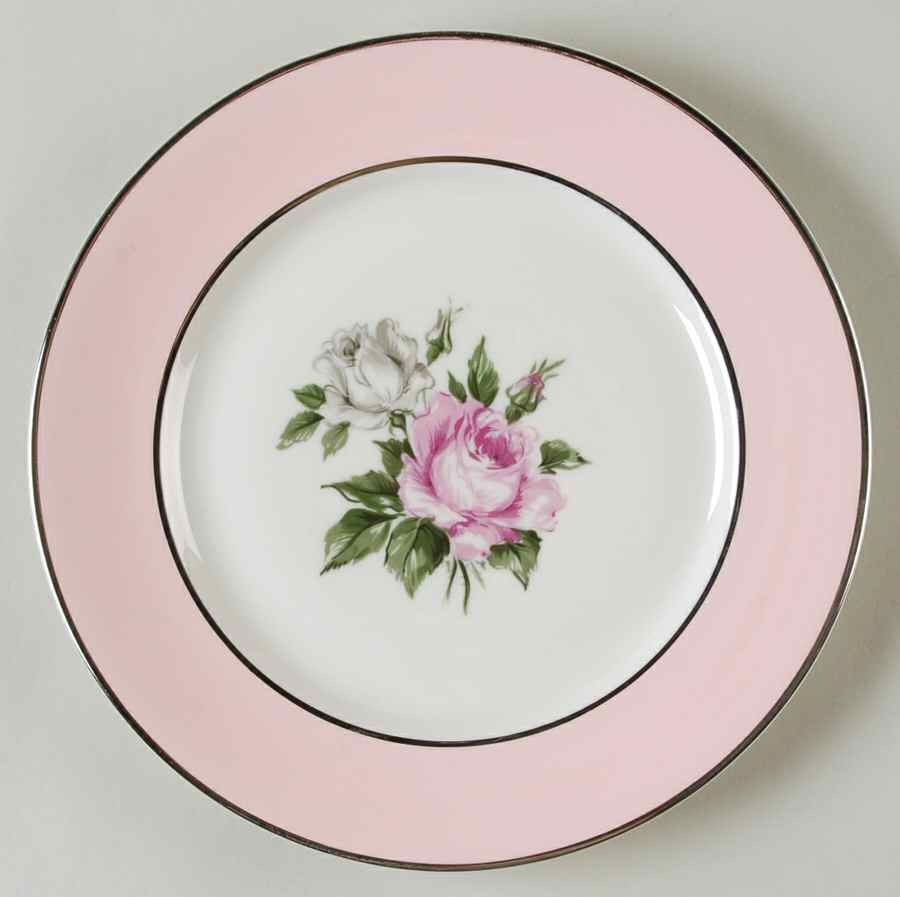 Countess Margaret Rose Pink Salad Plate by Royal Jackson-1