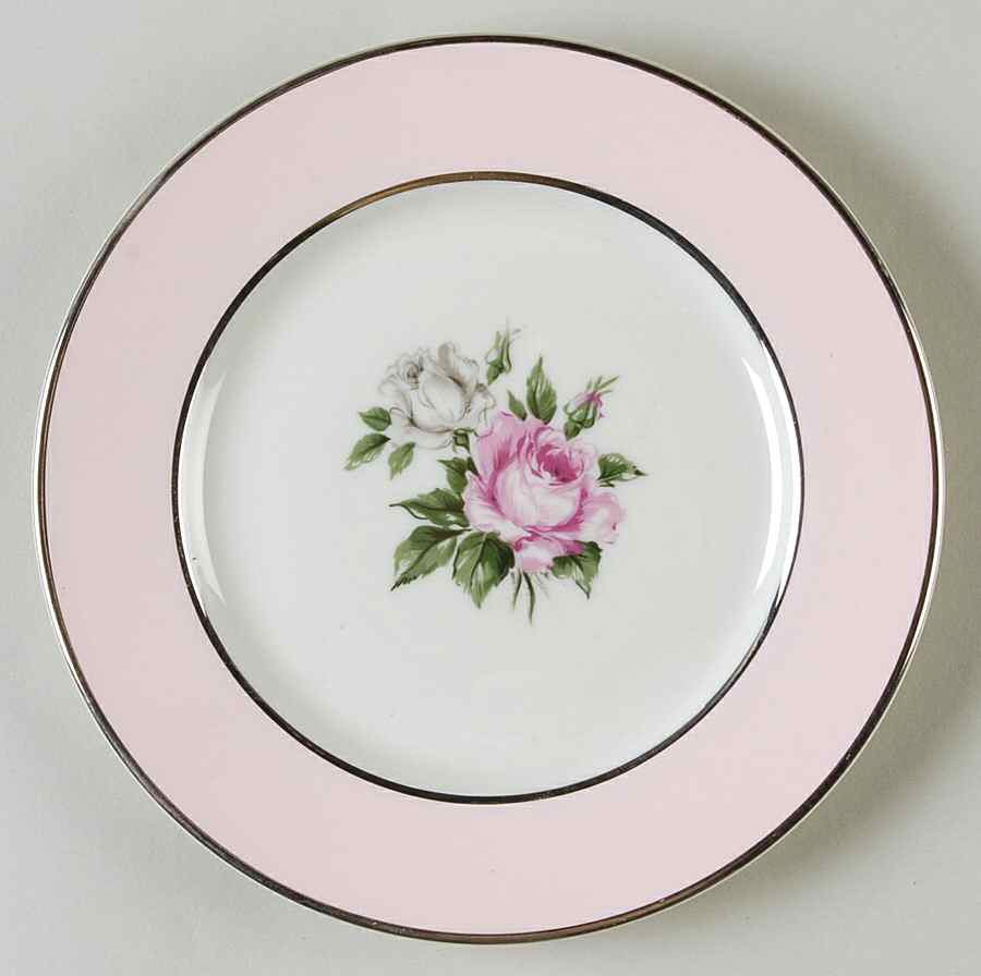 Countess Margaret Rose Pink Bread & Butter Plate by Royal Jackson-1