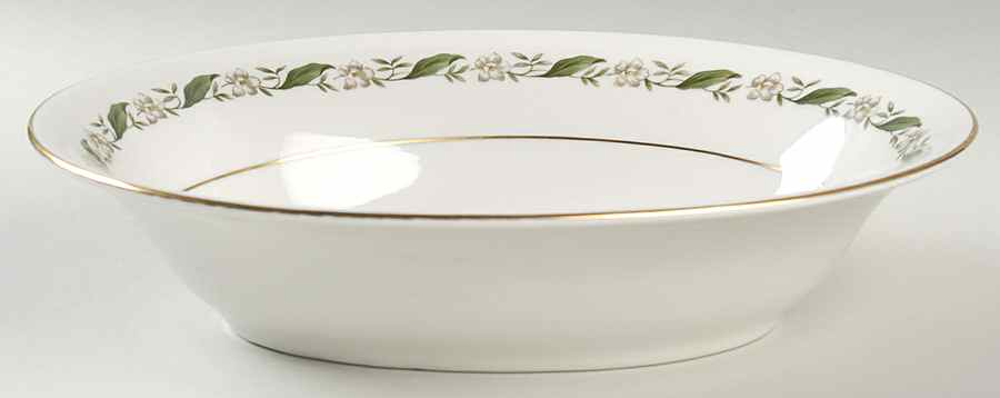 Magnolia 9" Oval Vegetable Bowl by Royal Jackson-1