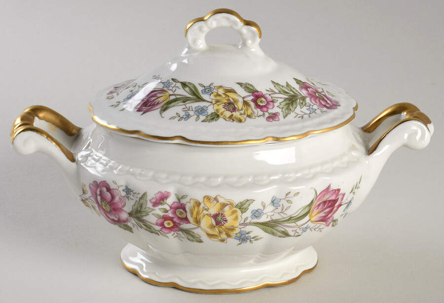 Maysong Sugar Bowl & Lid by Royal Jackson-1