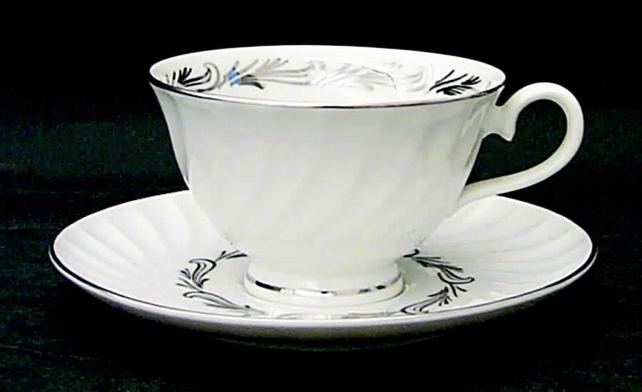 Reverie Footed Cup & Saucer Set by Royal Jackson-1