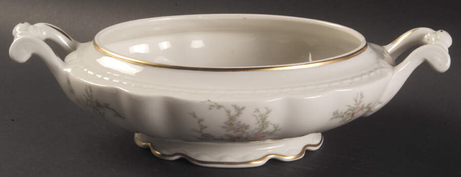 Sandra (Gold Trim) Oval Vegetable No Lid by Royal Jackson-1