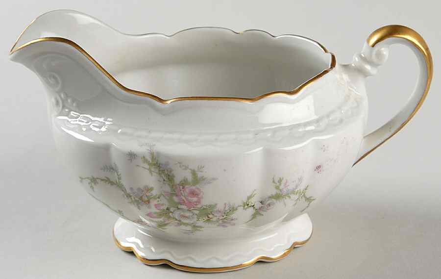Sandra (Gold Trim) Creamer by Royal Jackson-1