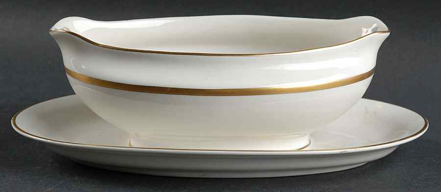 Yolanda Gravy Boat with Attached Underplate by Royal Jackson-1