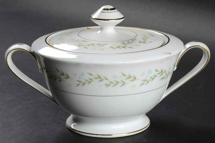 Bouquet Sugar Bowl & Lid by Royal M-Mita-1