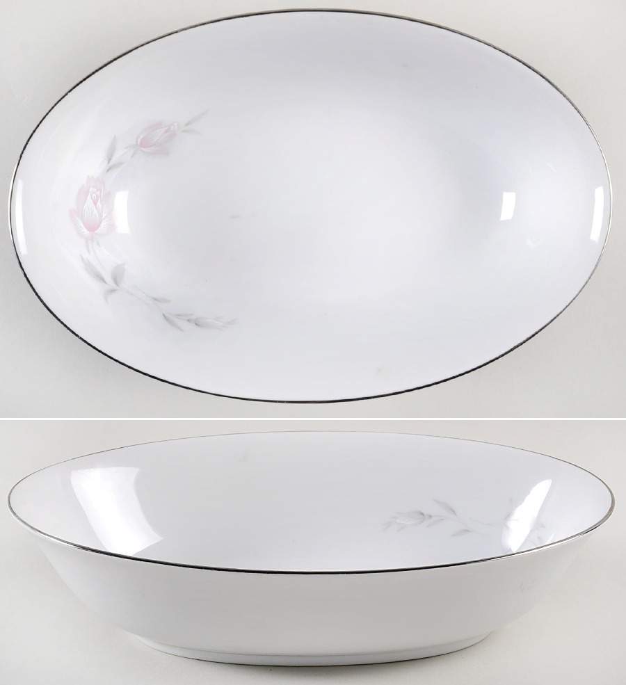 Solitaire 10" Oval Vegetable Bowl by Royal M-Mita-1