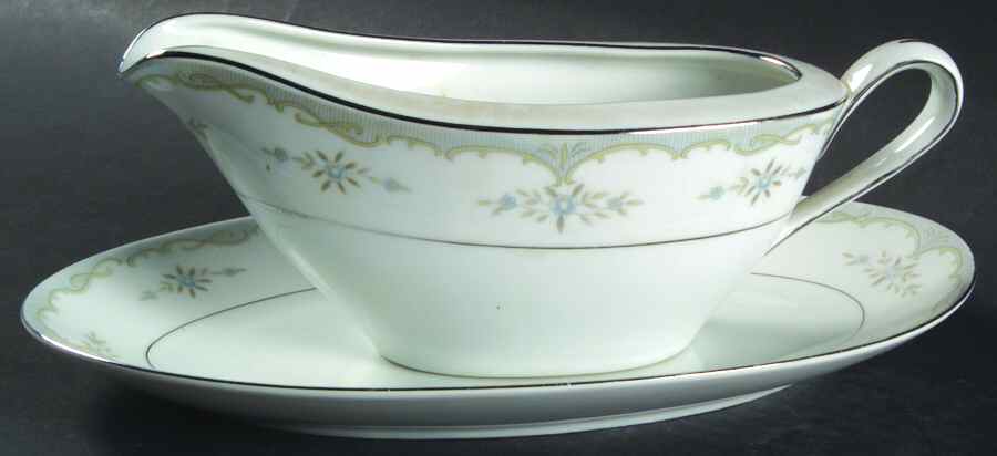Wellesley Gravy Boat & Underplate/Relish by Royal M-Mita-1