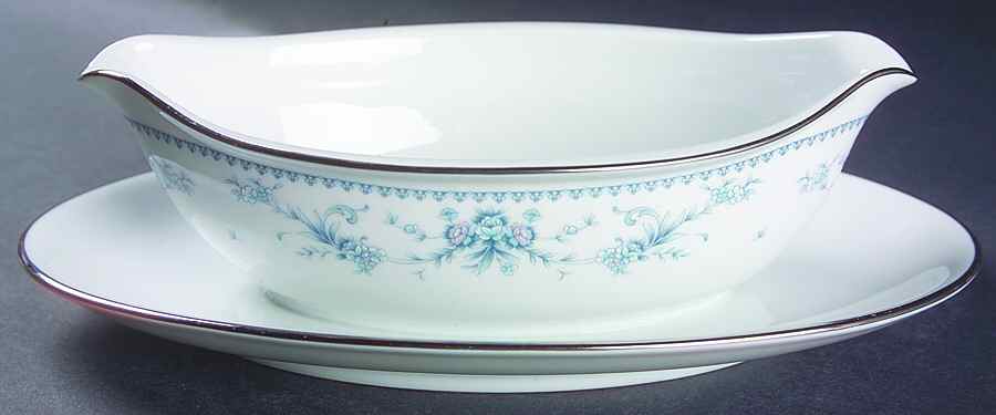 Danielle Gravy Boat with Attached Underplate by Royal Prestige-1