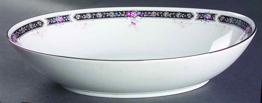 Midnight Mood 10" Oval Vegetable Bowl by Royal Prestige-1