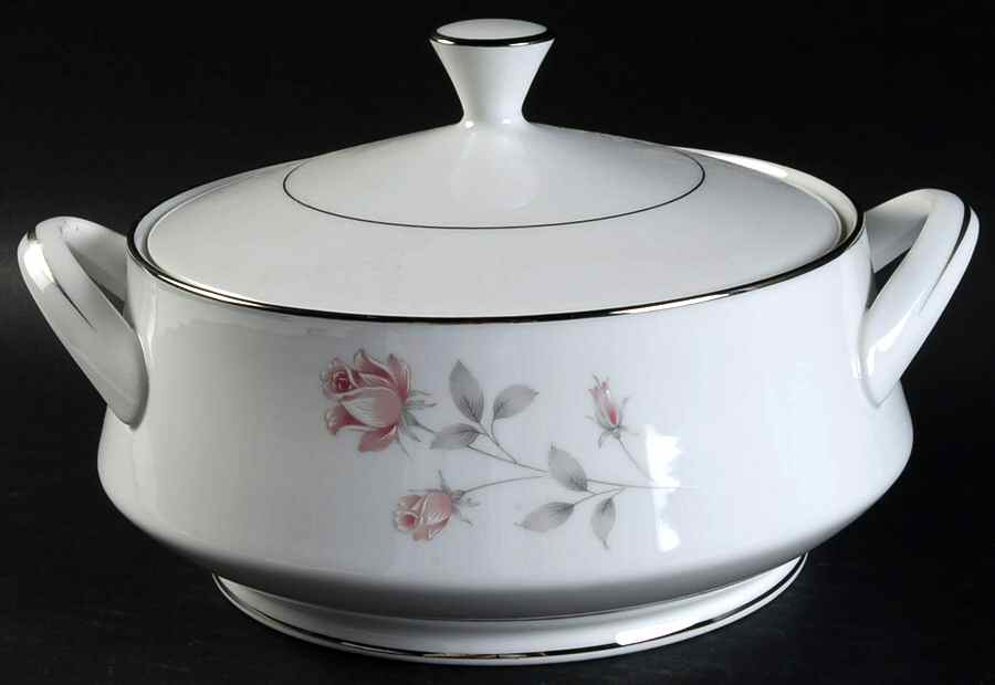 Rose Crest Round Covered Vegetable by Royal Prestige-1